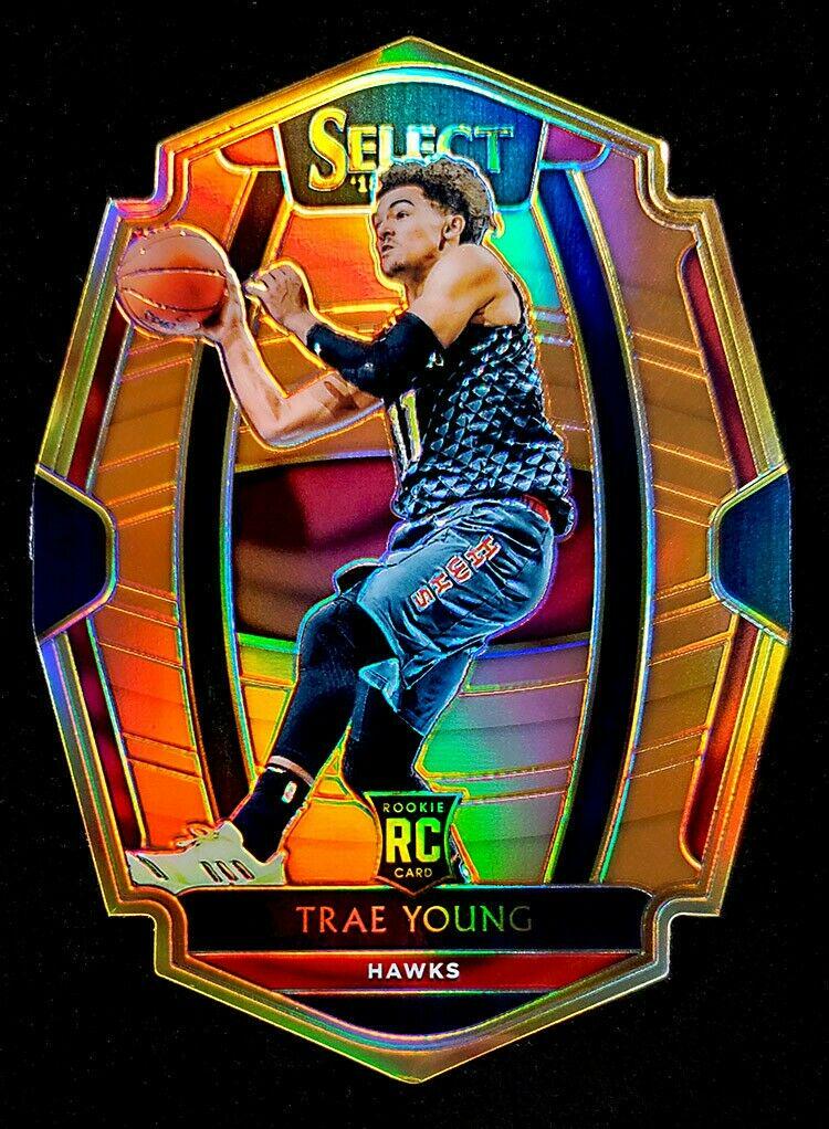 Trae Young [Die Cut Gold Prizm] #142