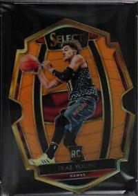 Trae Young [Die Cut Orange Prizm] #142