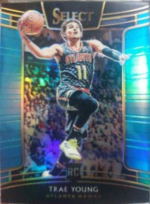 Trae Young [Light Blue Prizm] #45
