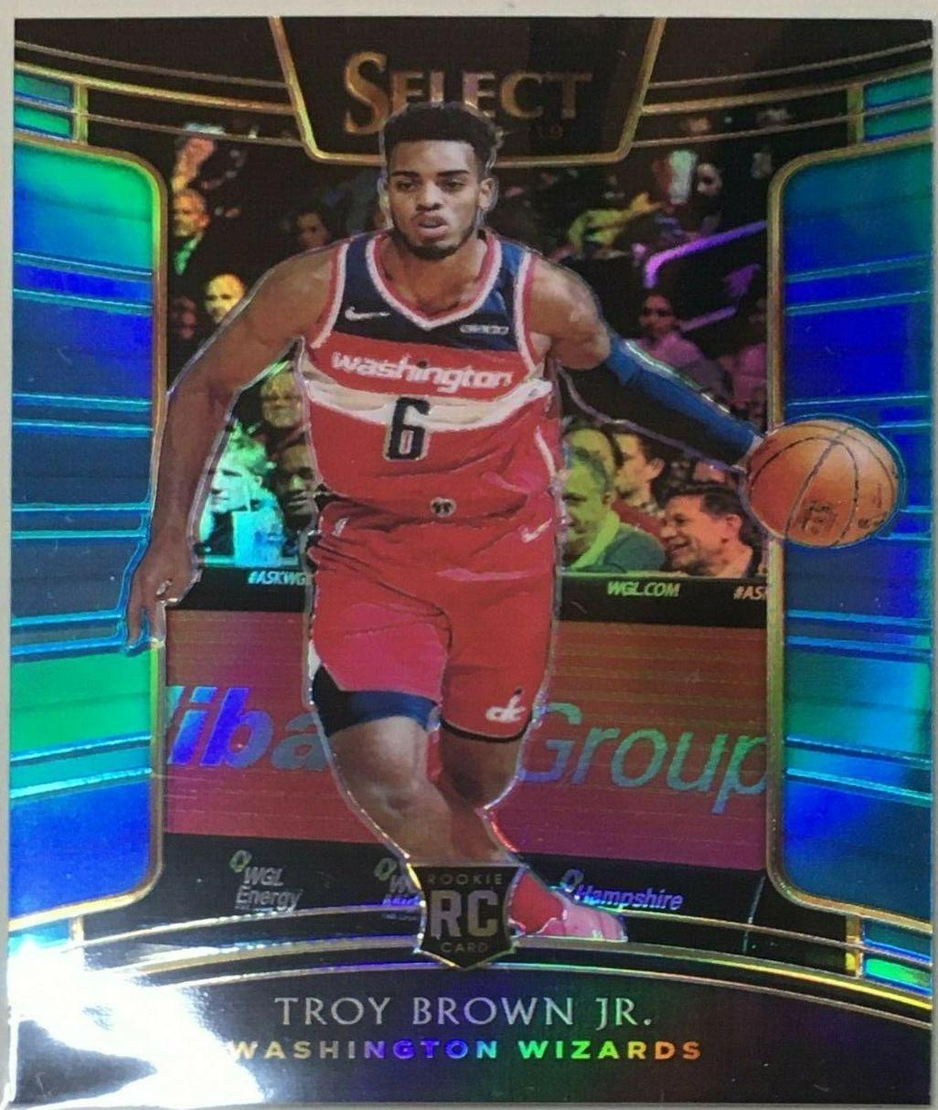 Troy Brown Jr. [Light Blue Prizm] #47