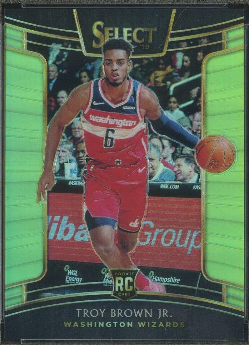 Troy Brown Jr. [Neon Green Prizm] #47
