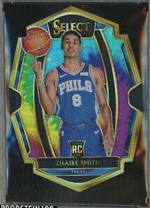 Zhaire Smith [Die Cut Tie Dye Prizm] #154