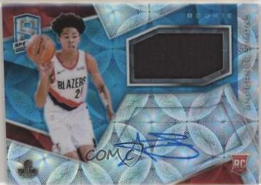 Anfernee Simons [Jersey Autograph Neon Blue] #117