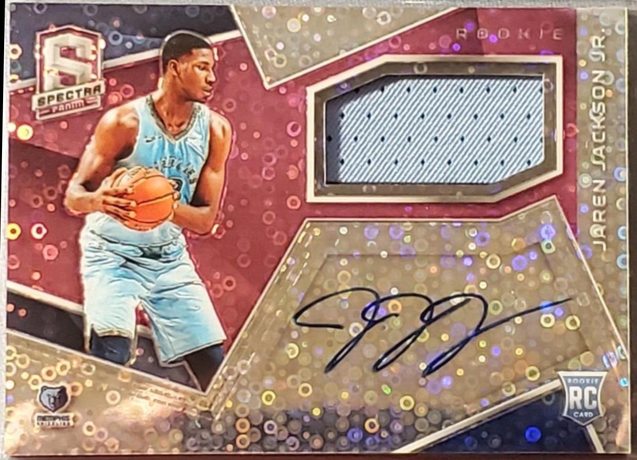Jaren Jackson Jr. [Jersey Autograph Neon Pink] #123
