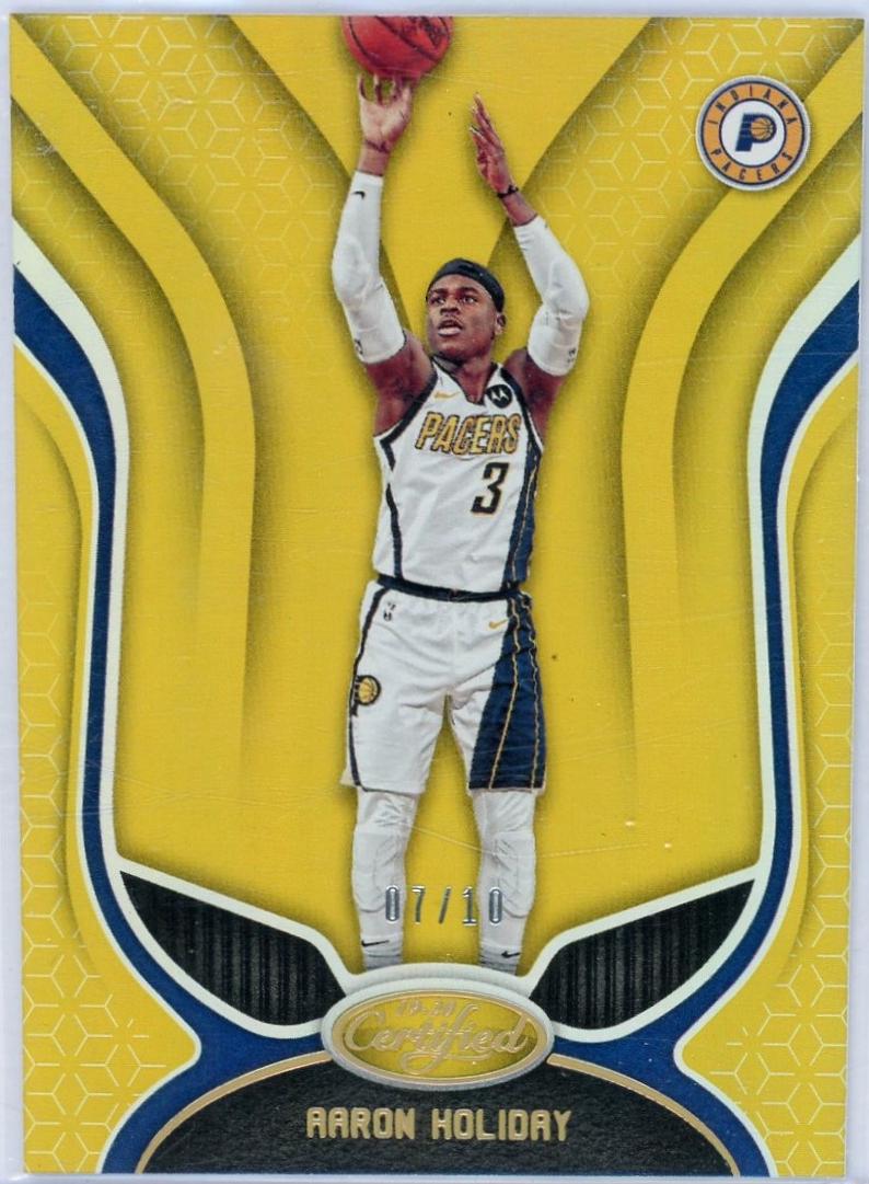 Aaron Holiday [Mirror Gold] #53