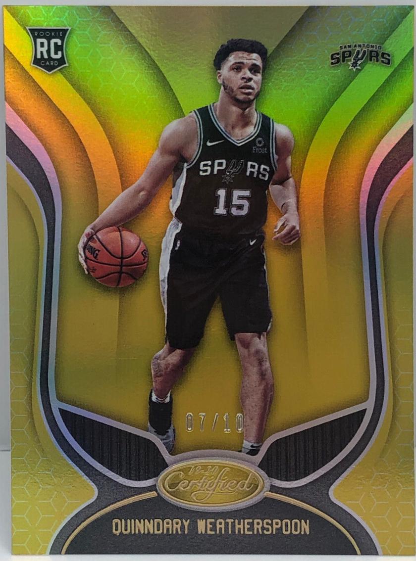 Quinndary Weatherspoon [Mirror Gold] #188