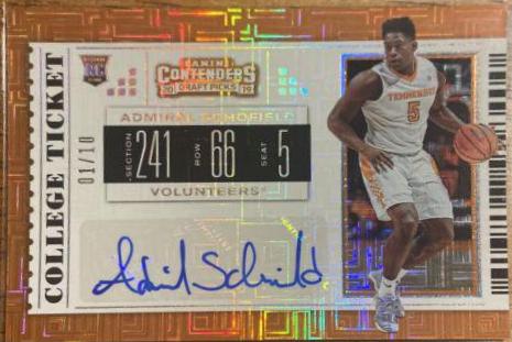 Admiral Schofield [Autograph Cracked Ice] #82