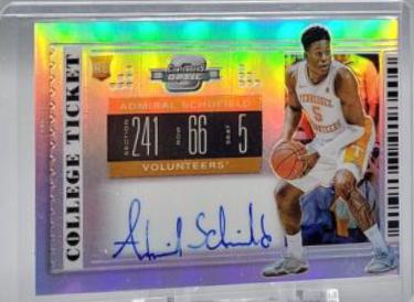 Admiral Schofield [Contenders Optic Autograph] #78