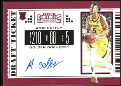 Amir Coffey [Autograph Draft Red Foil] #116