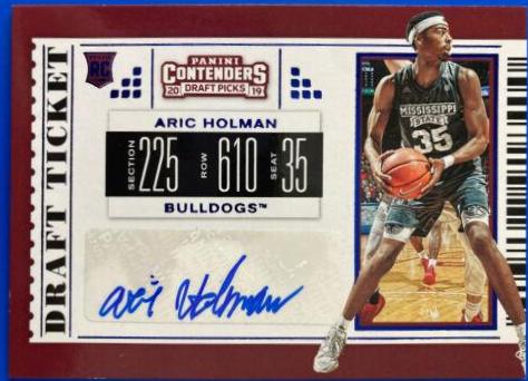 Aric Holman [Autograph Blue Foil] #106