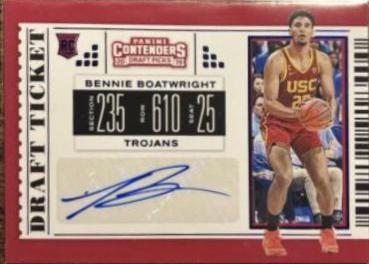 Bennie Boatwright [Autograph Draft Blue Foil] #105