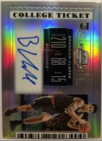 Brandon Clarke [Contenders Optic Autograph] #71
