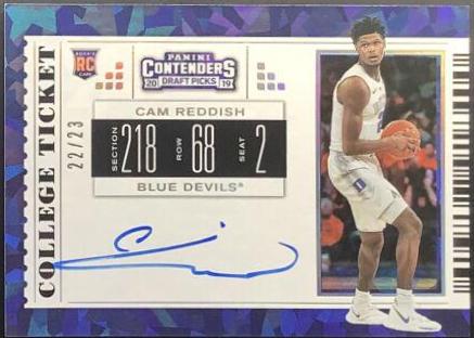 Cam Reddish [Autograph Cracked Ice] #54