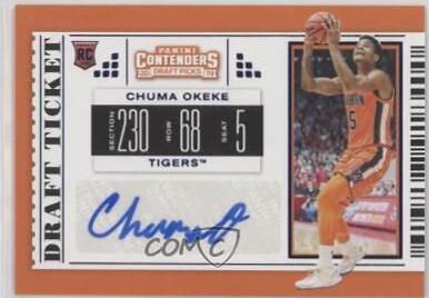 Chuma Okeke [Autograph Draft Blue Foil] #80