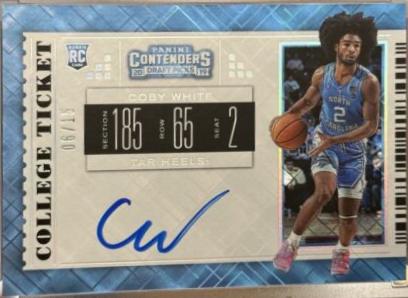 Coby White [Autograph Diamond] #58