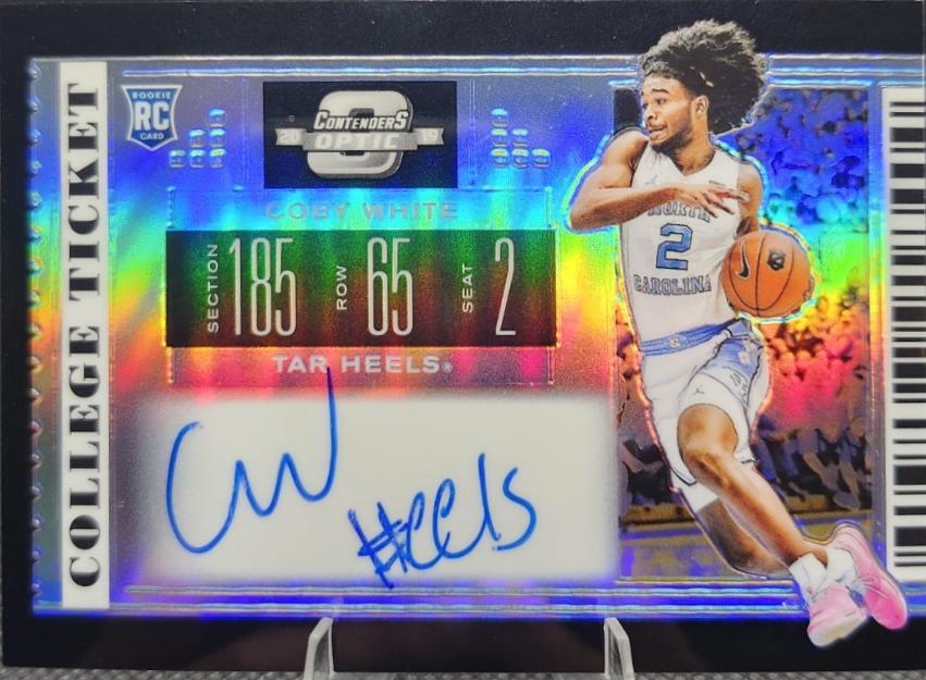 Coby White [Variation 1 Autograph] #58