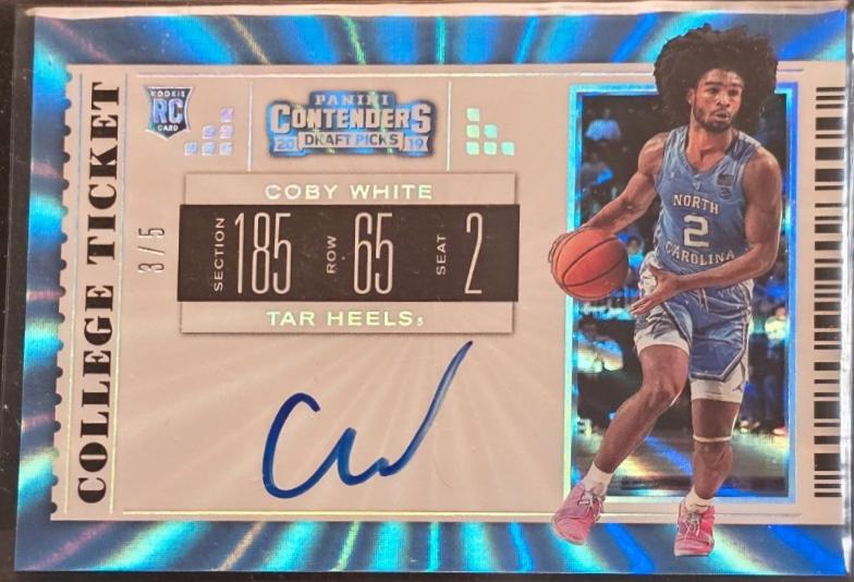 Coby White [Variation 3 Autograph Fame] #58