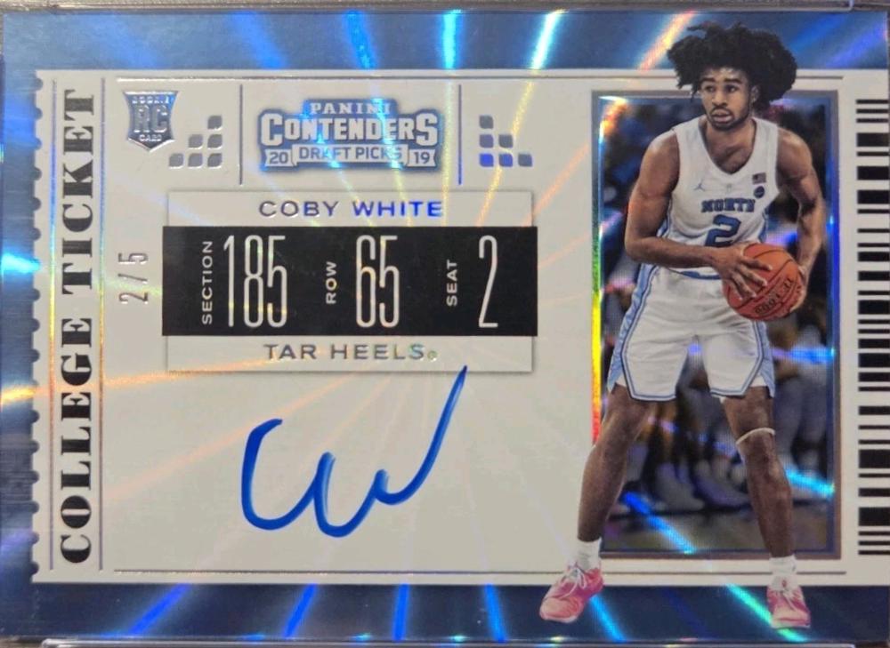 Coby White [Variation 3 Autograph] #58
