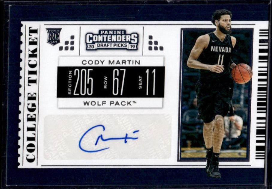 Cody Martin [Autograph Draft Blue Foil] #134