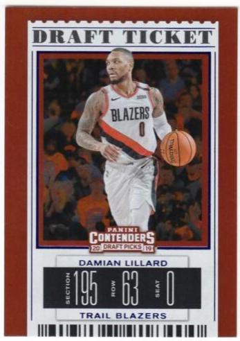 Damian Lillard [Variation Draft Blue Foil] #11