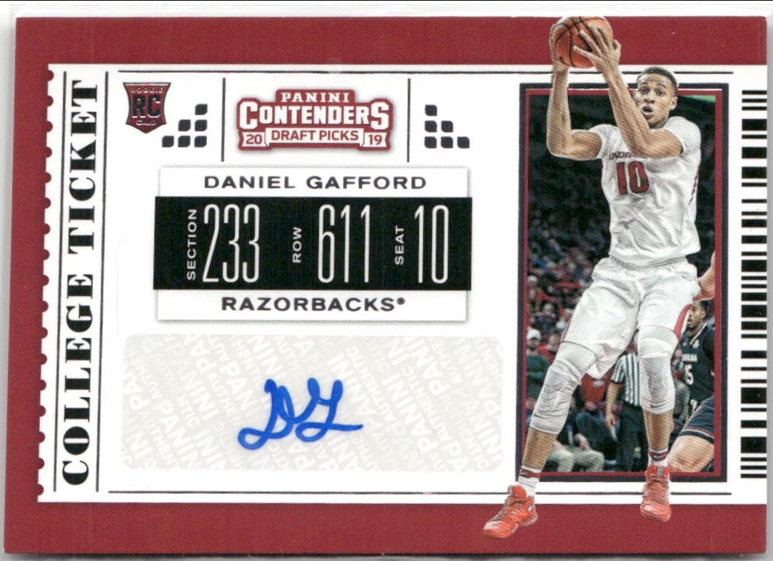 Daniel Gafford [Autograph Draft Red Foil] #85
