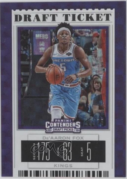 De'Aaron Fox [Variation Draft Hyper] #12