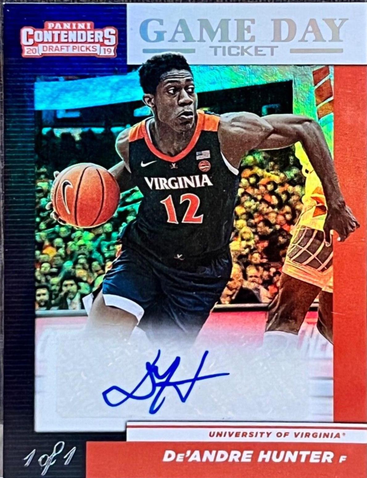 De'Andre Hunter [Variation 1 Autograph] #57