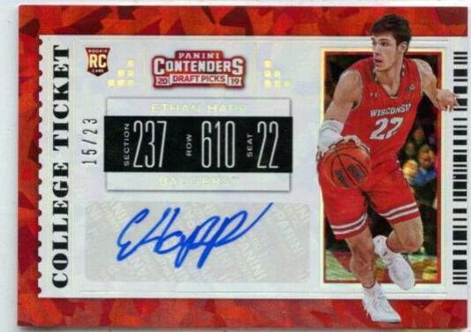 Ethan Happ [Autograph Cracked Ice] #117