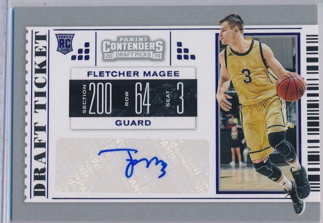 Fletcher Magee [Autograph Draft Blue Foil] #130