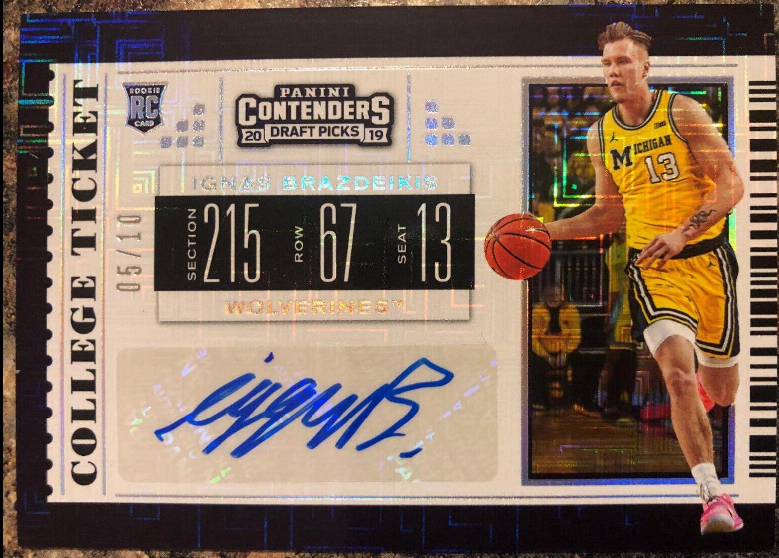 Ignas Brazdeikis [Autograph Building Blocks] #111