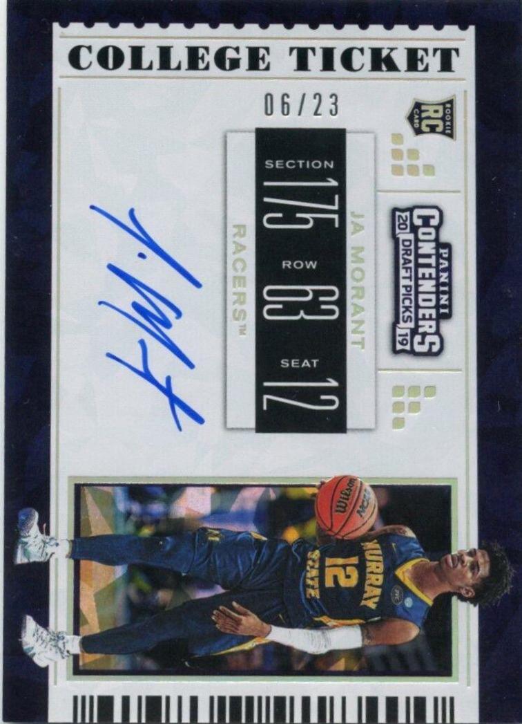 Ja Morant [Autograph Cracked Ice] #52