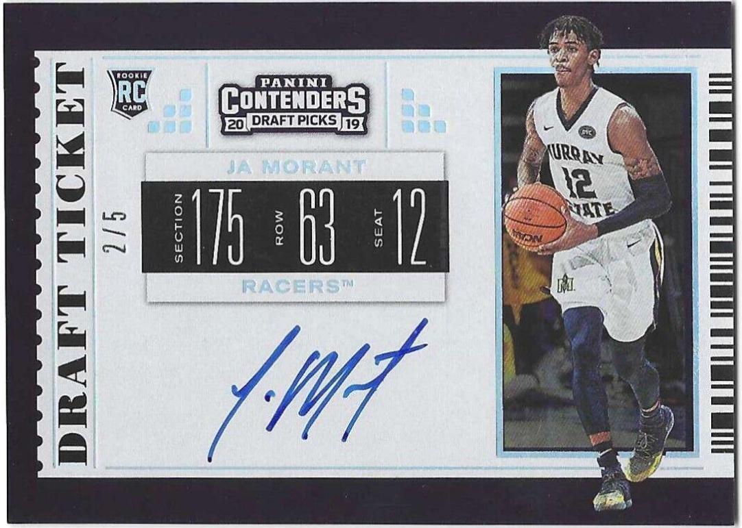 Ja Morant [Variation 2 Autograph Draft] #52