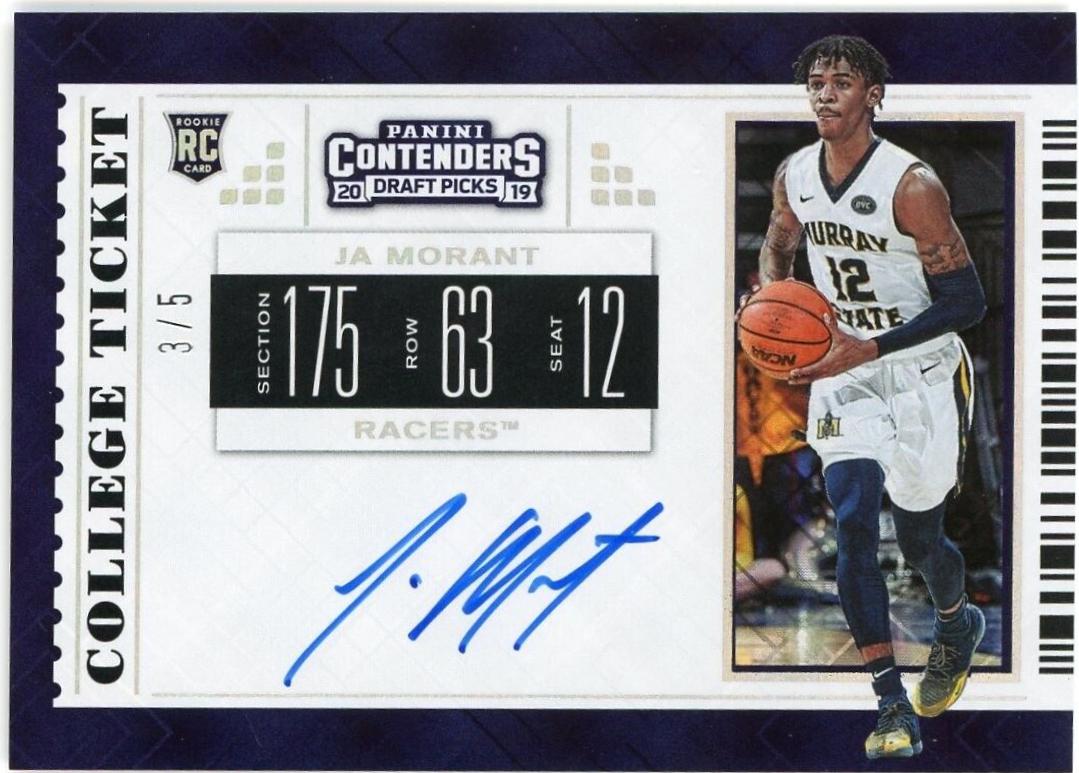 Ja Morant [Variation 3 Autograph Fame] #52