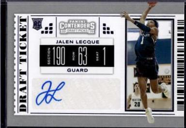 Jalen Lecque [Autograph Draft] #119