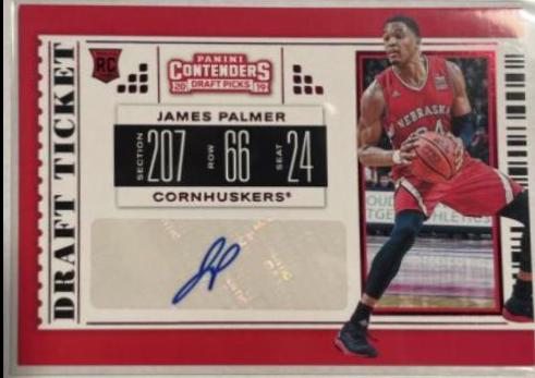 James Palmer [Autograph Draft Red Foil] #95