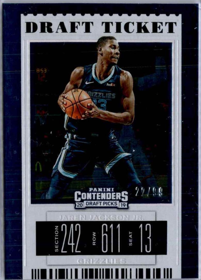 Jaren Jackson Jr. [Variation Draft Blue Foil] #19