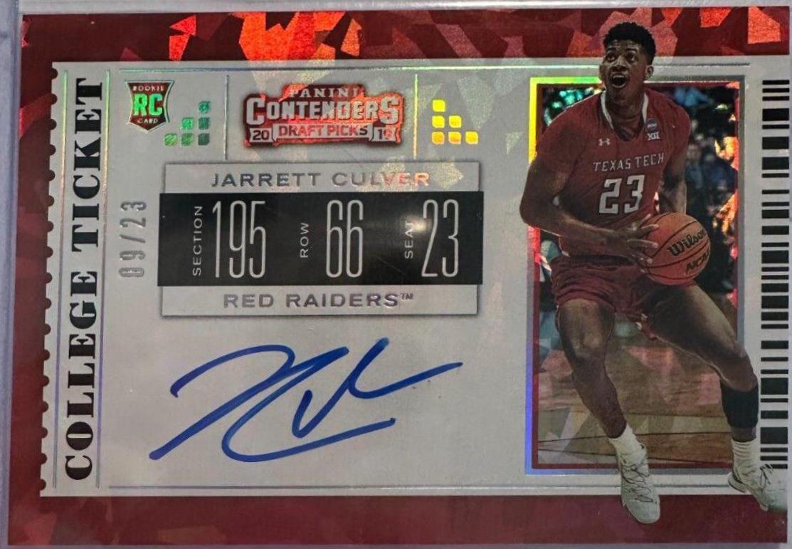 Jarrett Culver [Autograph Draft Red Foil] #56