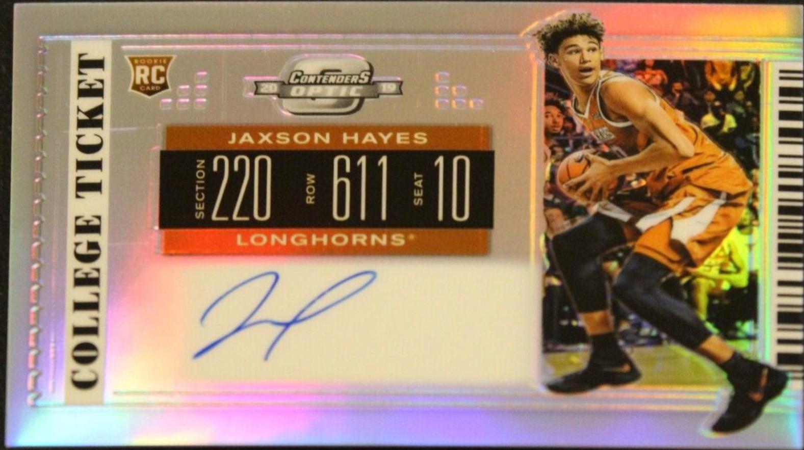 Jaxson Hayes [Contenders Optic Autograph] #60