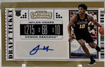 Jaylen Hoard [Autograph Draft Blue Foil] #93