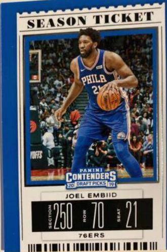 Joel Embiid [Draft Blue Foil] #21