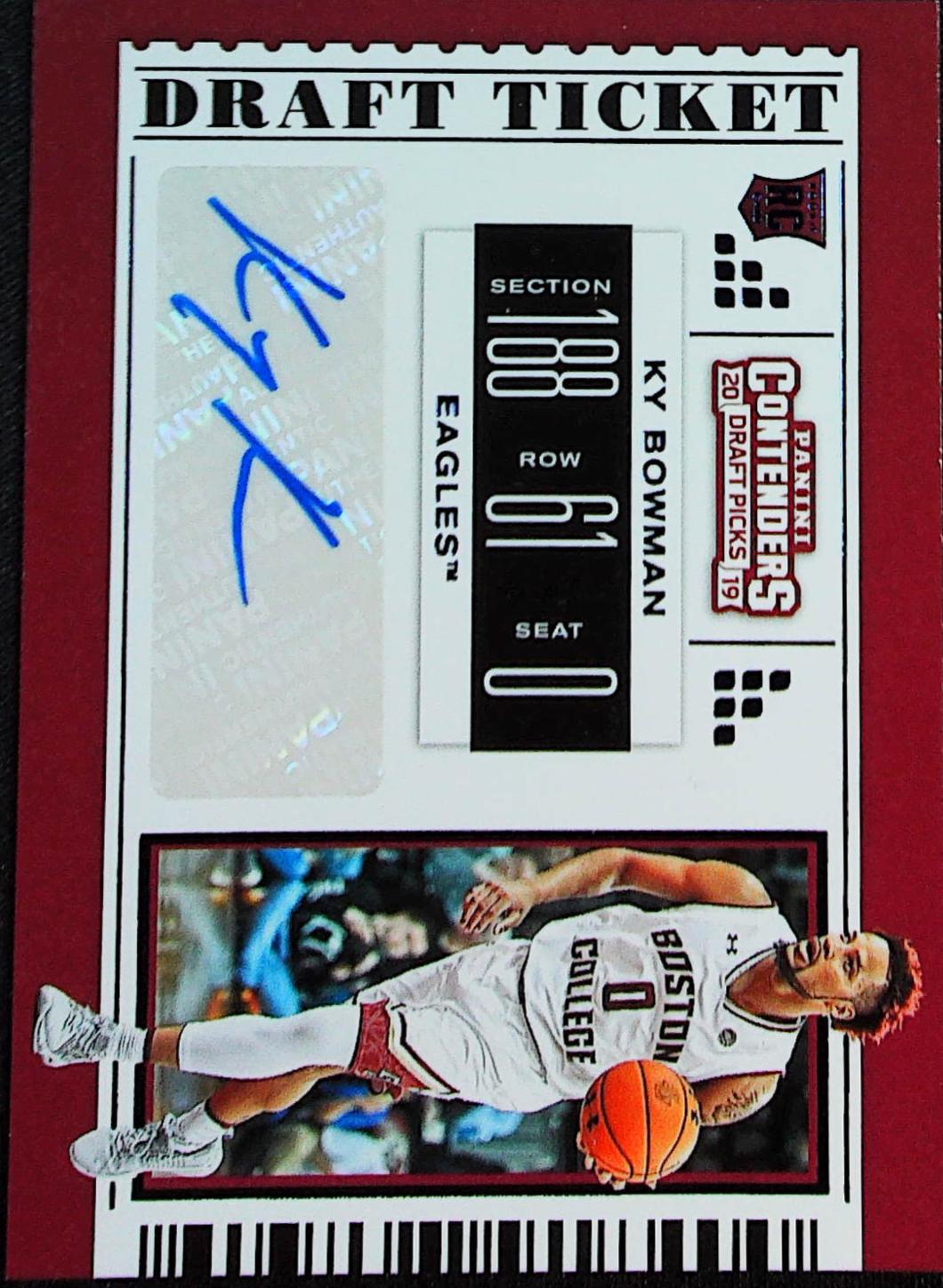 KY Bowman [Autograph Draft Blue Foil] #102
