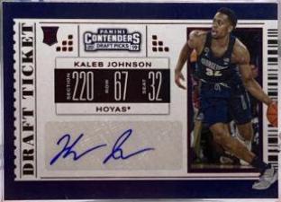 Kaleb Johnson [Autograph Draft Red Foil] #104