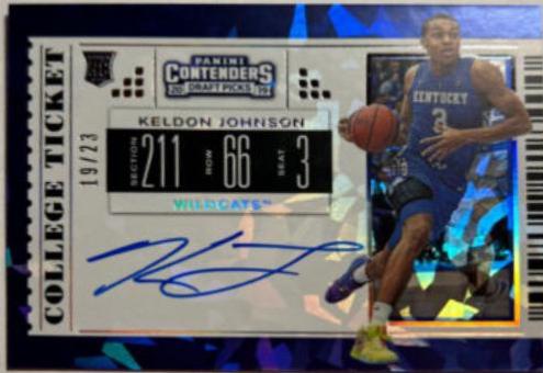 Keldon Johnson [Autograph Cracked Ice] #63
