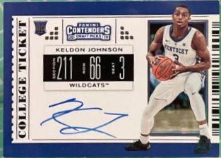 Keldon Johnson [Autograph Draft Blue Foil] #63