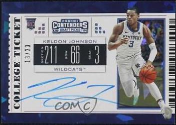 Keldon Johnson [Variation 3 Autograph] #63