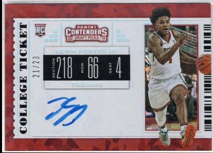 Kevin Porter Jr. [Autograph Cracked Ice] #66