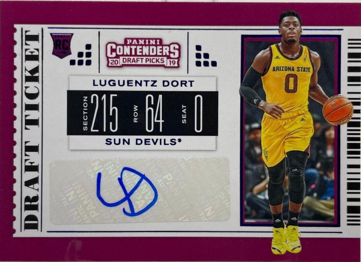 Luguentz Dort [Autograph Draft Blue Foil] #77