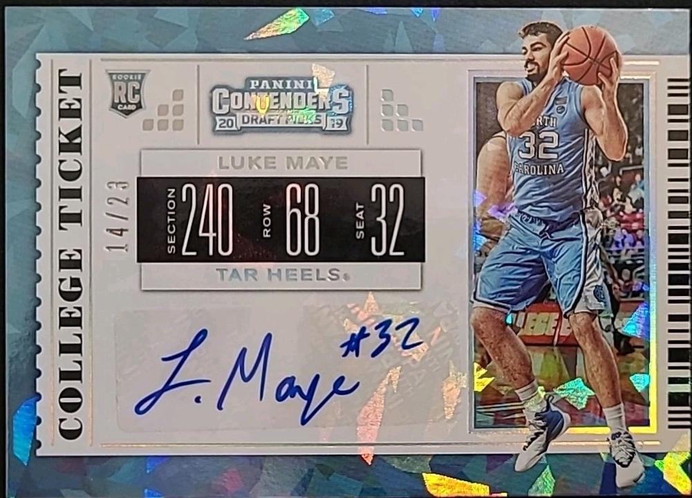 Luke Maye [Autograph Cracked Ice] #107