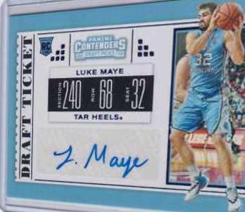 Luke Maye [Autograph Draft] #107