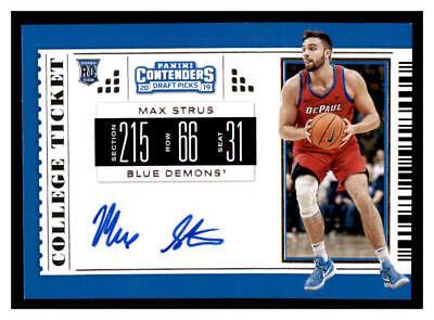 Max Strus [Autograph Draft Blue Foil] #101